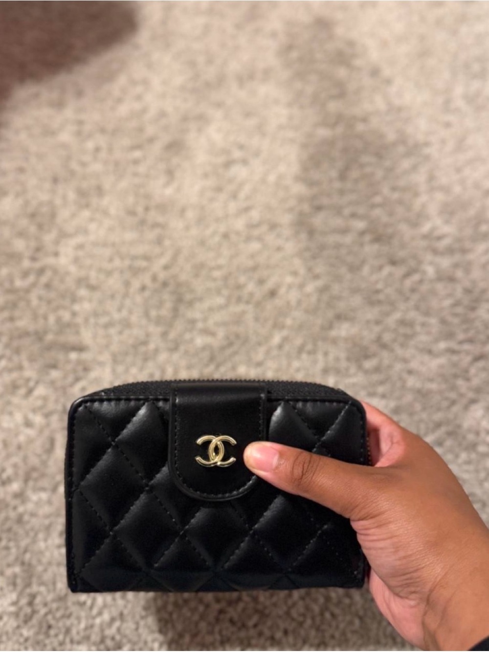 CHANEL Black and Gold Authenticity Card
